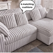 Hawthorne Collections Sofa Slider Power Recliner Glider in Presley Latte