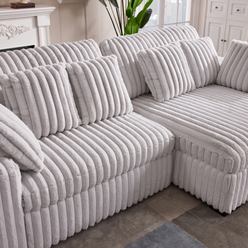 Hawthorne Collections Sofa Slider Power Recliner Glider in Presley Latte