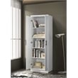 Hawthorne Collections Contemporary Engineered Wood Storage Cabinet in White