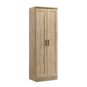 Hawthorne Collections Contemporary Engineered Wood Storage Cabinet in Light Wood