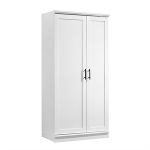 Hawthorne Collections 2-Door Engineered Wood Storage Cabinet in White