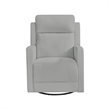Hawthorne Collections Recliner Glider with Swivel Rocker with USB in Gray