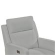Hawthorne Collections Recliner Glider with Swivel Rocker with USB in Gray