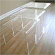 Atlin Designs 3 Piece Acrylic Nesting Table Set