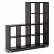 Atlin Designs 12 Cubby Shelf in Dark Brown