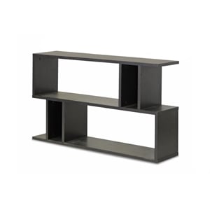 Atlin Designs 2 Shelf Bookcase in Espresso