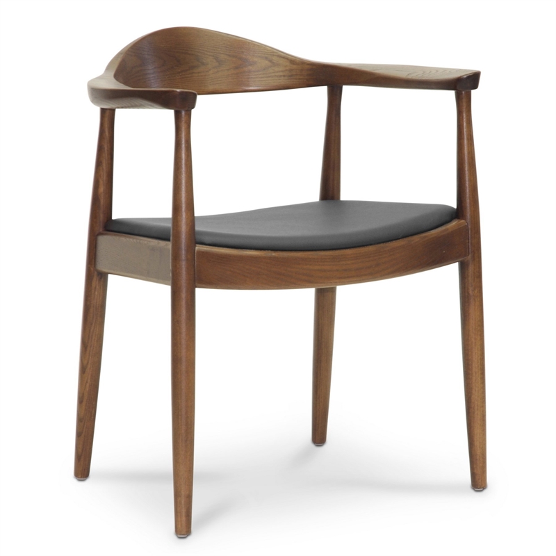 Atlin Designs Dining Chair in Dark Brown