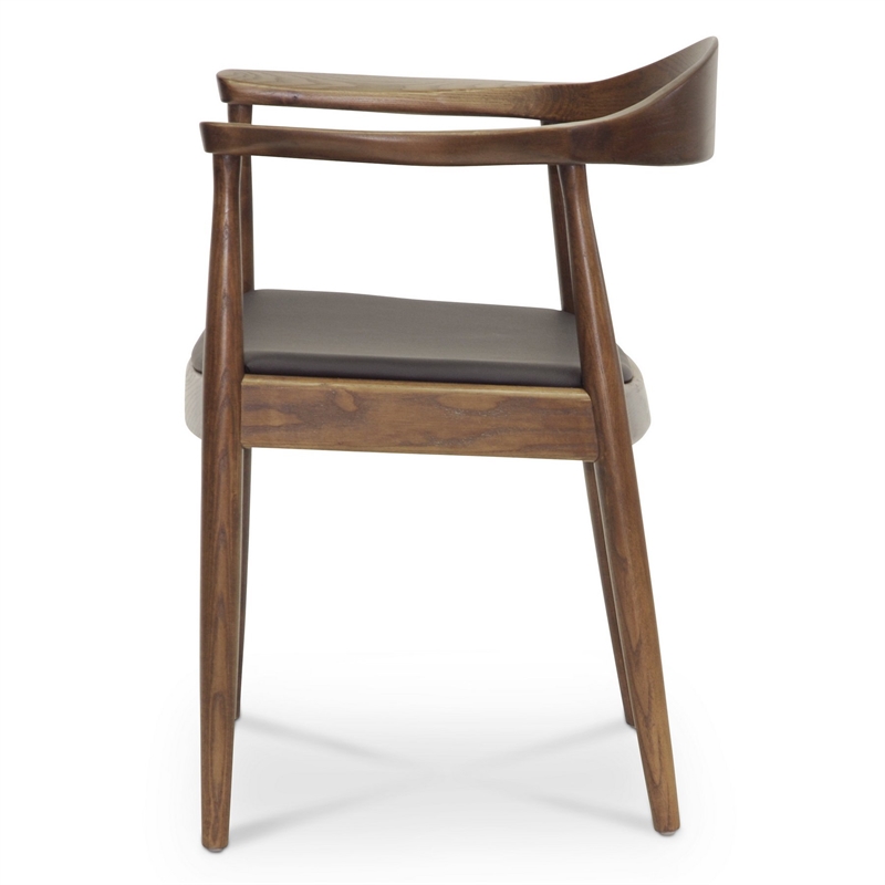 Atlin Designs Dining Chair in Dark Brown