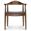 Atlin Designs Dining Chair in Dark Brown