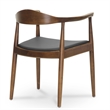 Atlin Designs Dining Chair in Dark Brown