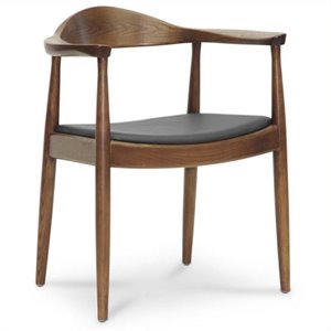 atlin designs dining chair in dark brown