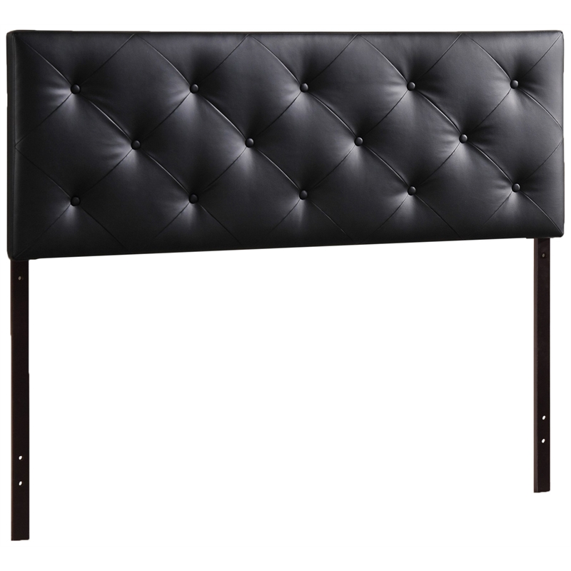Atlin Designs Upholstered Queen Faux Leather Headboard