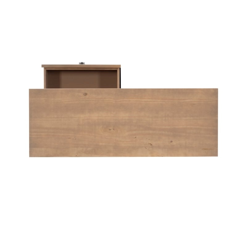 Atlin Designs Rustic Wood TV Stand for TVs up to 44