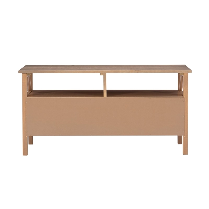 Atlin Designs Rustic Wood TV Stand for TVs up to 44