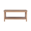 Atlin Designs Wooden Coffee Table in Rustic Driftwood
