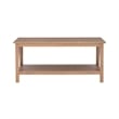 Atlin Designs Wooden Coffee Table in Rustic Driftwood