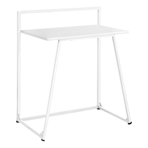 Atlin Designs 32&quot Mid-Century Engineered Wood Writing Desk in White