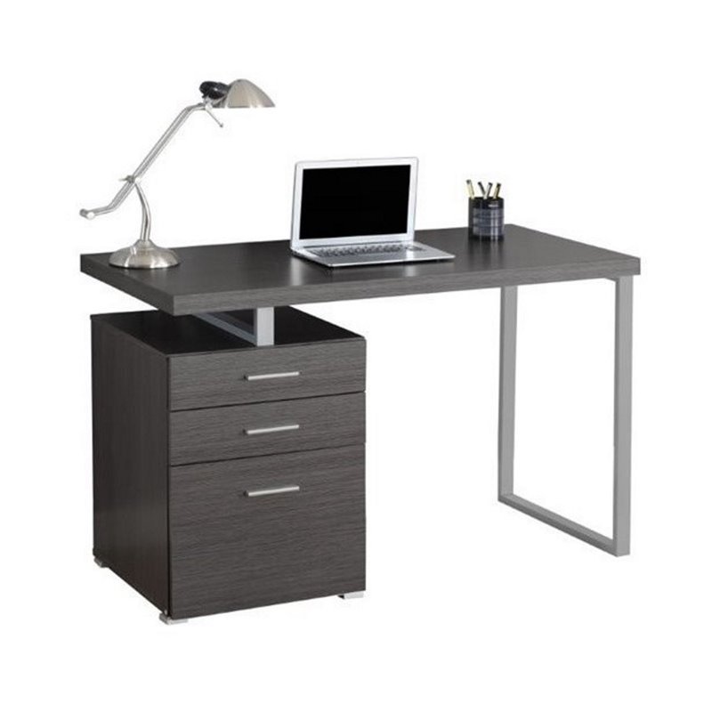 Atlin Designs 48 Adjule Home Office Desk In Gray Ad 1395005 Atlin Designs 48