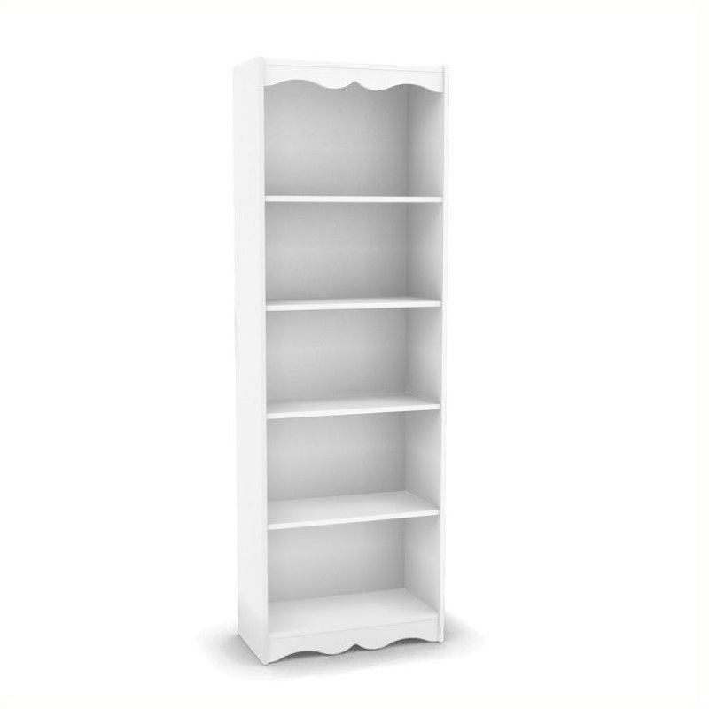 Atlin Designs 72 Tall Bookcase In Frost White Ad 424321