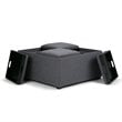 Atlin Designs Coffee Table Storage Ottoman in Gray