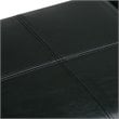 Atlin Designs Faux Leather Storage Bench in Black