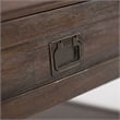 Atlin Designs Coffee Table in Distressed Charcoal Brown