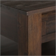 Atlin Designs Coffee Table in Distressed Charcoal Brown