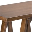 Atlin Designs Console Table in Medium Saddle Brown