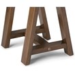 Atlin Designs Console Table in Medium Saddle Brown