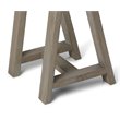 Atlin Designs Console Table in Distressed Gray