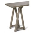 Atlin Designs Console Table in Distressed Gray