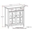 Atlin Designs Accent Cabinet in Tobacco Brown