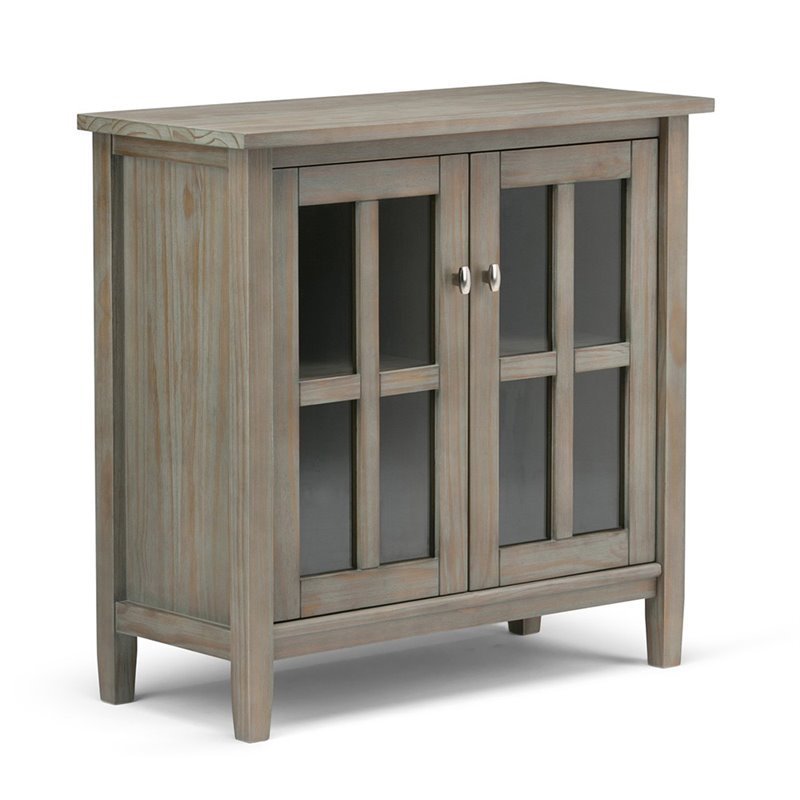 Atlin Designs Accent Cabinet in Distressed Gray