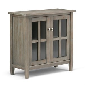 Atlin Designs Accent Cabinet in Distressed Gray