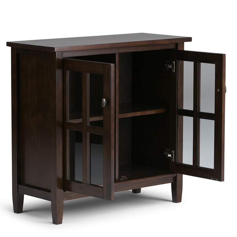 Atlin Designs Accent Cabinet in Tobacco Brown