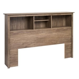 Atlin Designs Transitional Wood Double or Queen Headboard in Gray