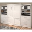 Atlin Designs Queen Wall Bed with Storage in White