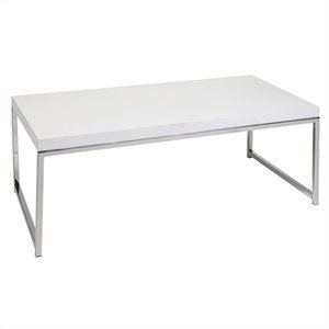 atlin designs coffee table in white