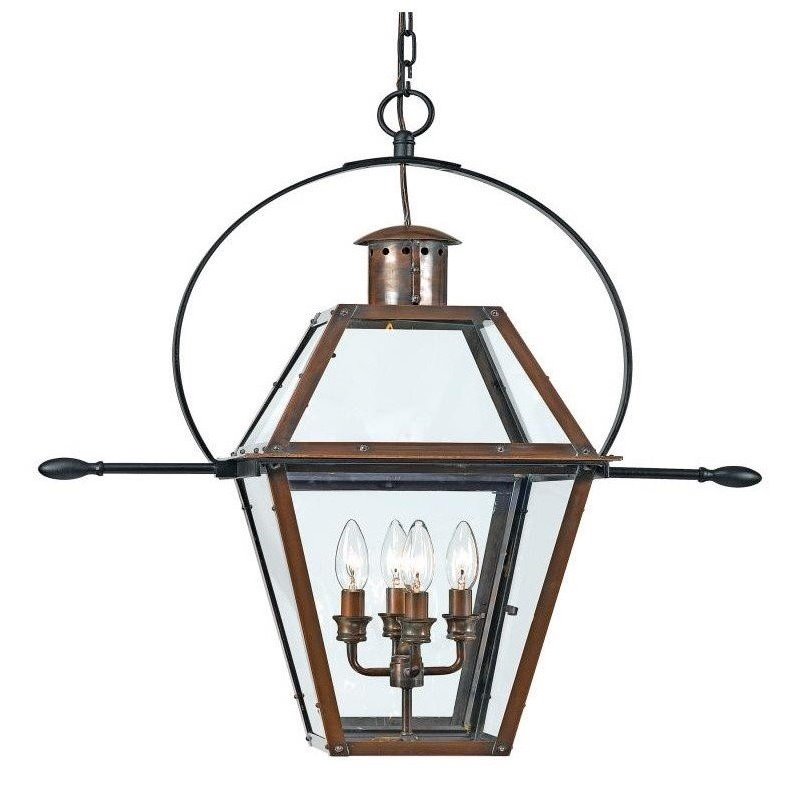 Atlin Designs Extra Large Hanging Lantern In Aged Copper Ad 1335690 Atlin Designs Extra Large Hanging Lantern In Aged Copper