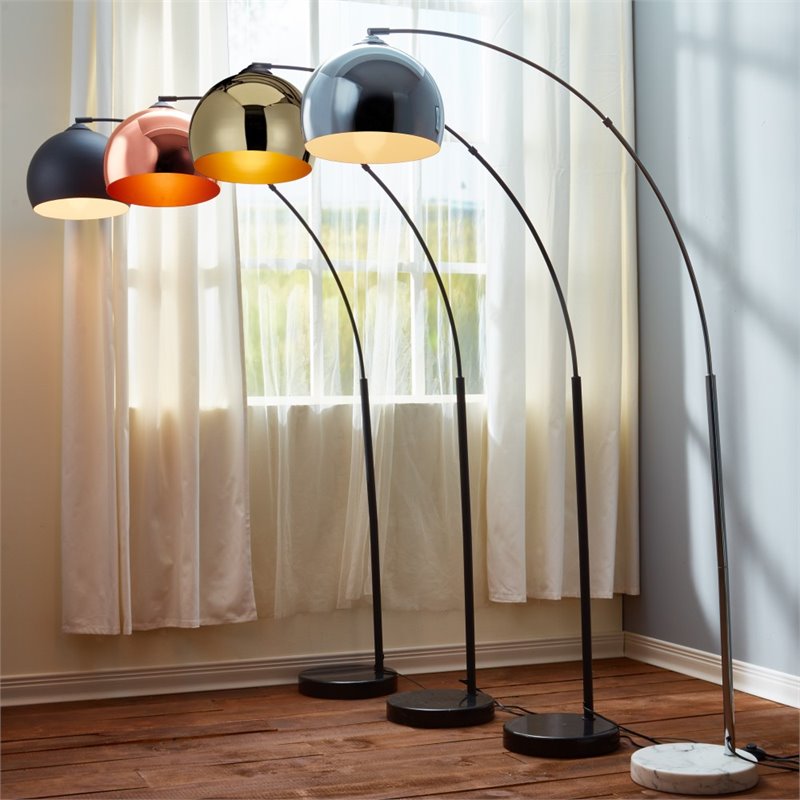 Atlin Designs Arc Floor Lamp In Copper And Black Ad 1380740 Atlin Designs Arc Floor Lamp In Copper And Black
