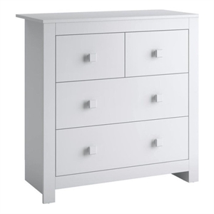 atlin designs chest of drawers in snow white