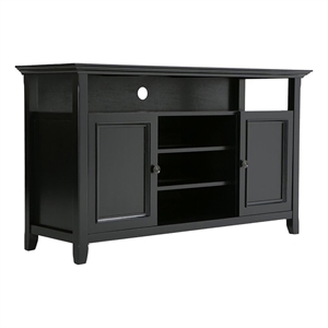 Atlin Designs Transitional Wood TV Stand for TVs up to 54&quot in Black