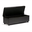 Atlin Designs Storage Bench in Brown
