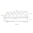 Atlin Designs Storage Bench in Brown