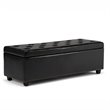 Atlin Designs Storage Bench in Black