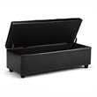 Atlin Designs Storage Bench in Black