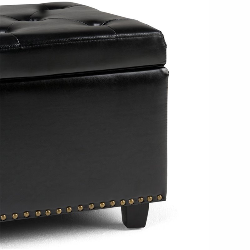 Atlin Designs Storage Bench in Black