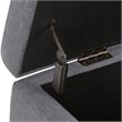 Atlin Designs Storage Bench in Gray