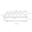 Atlin Designs Storage Bench in Gray