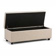 Atlin Designs Storage Bench in Natural